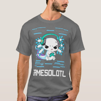 Camiseta Gamesolotl Aolotl Video Gamer Kawaii Pastel Gótico