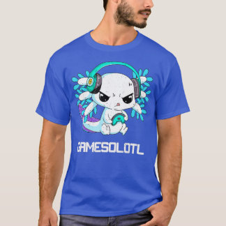 Camiseta Gamesolotl Axolotl Kids Salamander Cute Axolotl