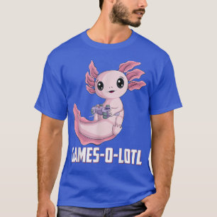 Camiseta Gamesolotl Axolotl Video Gamer Kawaii Animes k