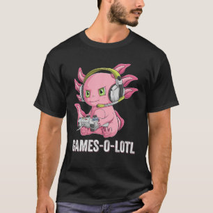 Camiseta Gamesolotl Axolotl Video Gamer Kawaii Animes k