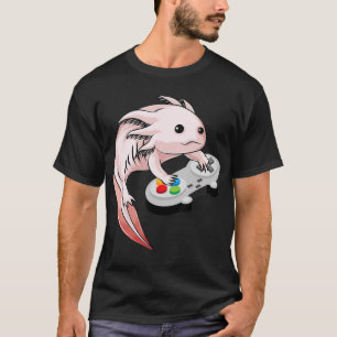 Camiseta Gamesolotl Axolotl Videos games Kawaii Anime