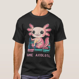 Camiseta Gamesolotl Axolotl Videos games Kawaii Anime Gamer