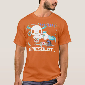 Camiseta Gamesolotl Funny Axolotl Vídeo Gaming Animal