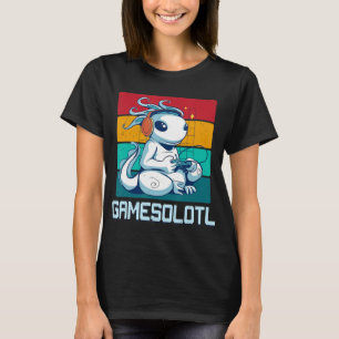 Camiseta Gamesolotl Galeria de Vídeo Axolotl Kawaii Anime B