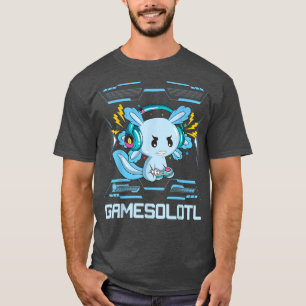 Camiseta Gamesolotl Gamer Aolotl Cute Aolotl Anime Gaming V