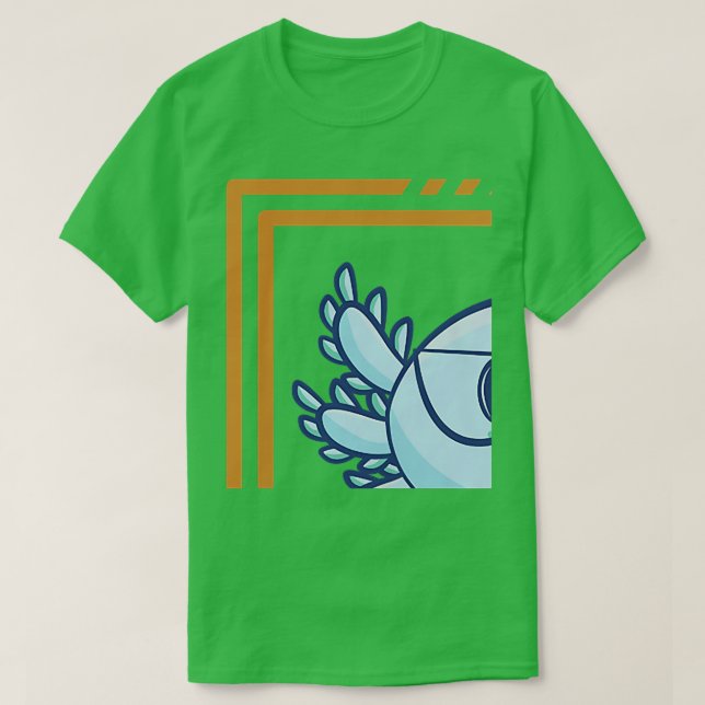 Camiseta Gamesolotl Gamer Aolotl Tocando Videos games Andan (Frente do Design)
