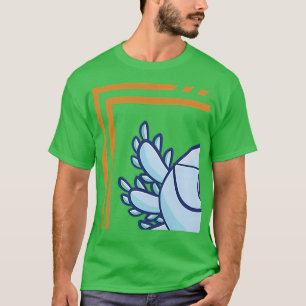 Camiseta Gamesolotl Gamer Aolotl Tocando Videos games Andan