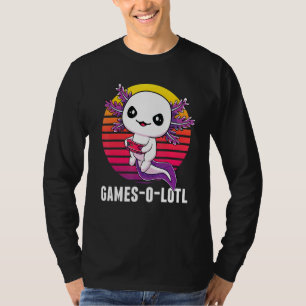 Camiseta Gamesolotl Gamer Axolotl Videos games Salamander