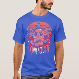 Camiseta Gamesolotl Gamer Lover Jogando Vídeo De Jogos
