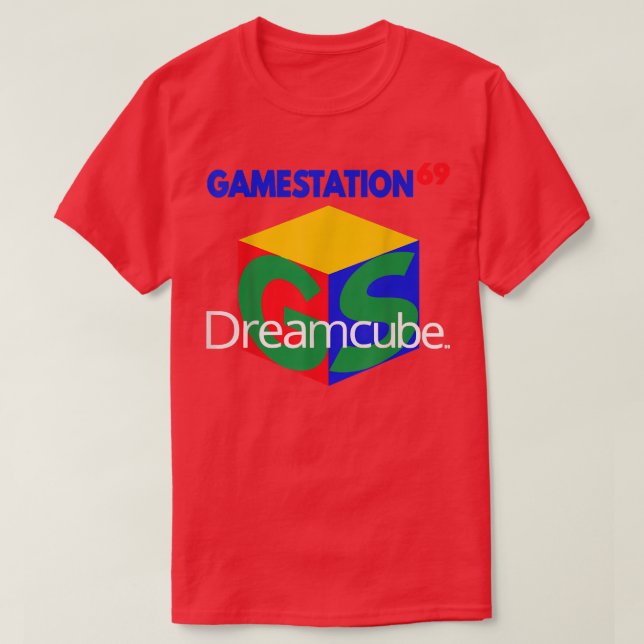 Camiseta GameStation 69 Video Game System 90's 2000's Knock (Frente do Design)