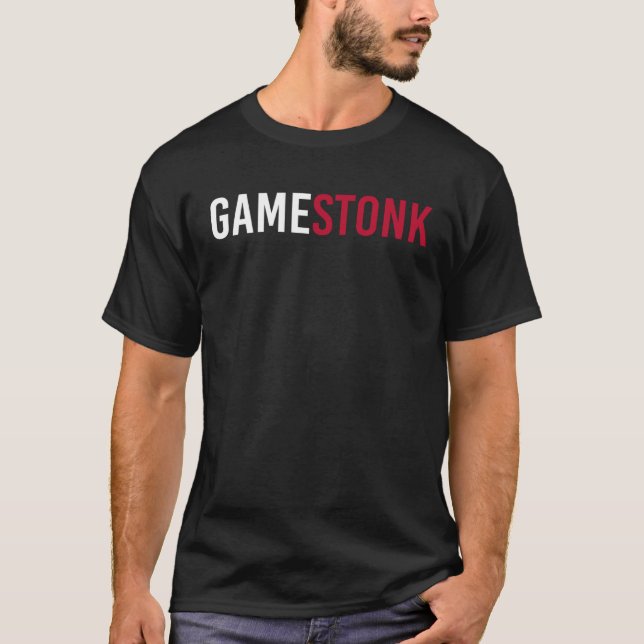 Camiseta Gamestonk to the F ing Moon Stop Game Stonk (Frente)