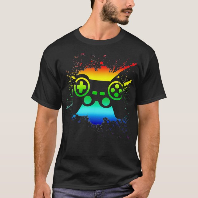 Camiseta GAMING 365 - Presente para jogadores de jogos colo (Frente)