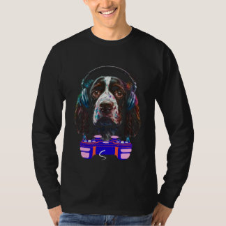 Camiseta Gaming English Springer Spaniel Dog Player Video G
