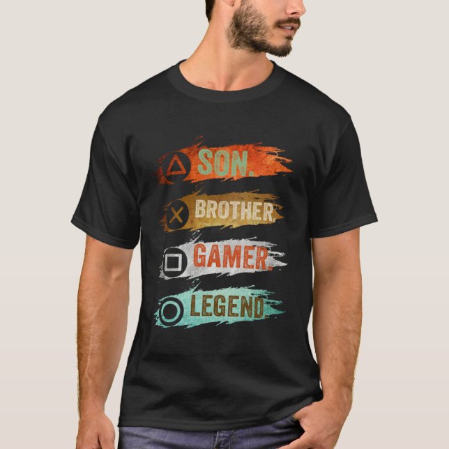 Camiseta Gaming  For Teenage Boys 8 16 Year Old Gamer (Frente)