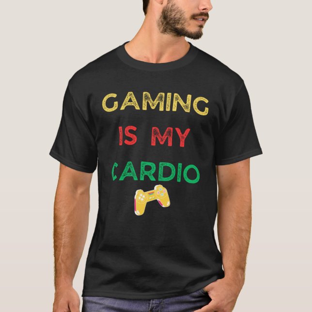 Camiseta Gaming is my cardio  gaming (Frente)