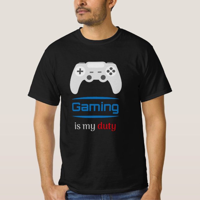Camiseta Gaming Is My Duty Gamer Controller (Frente)