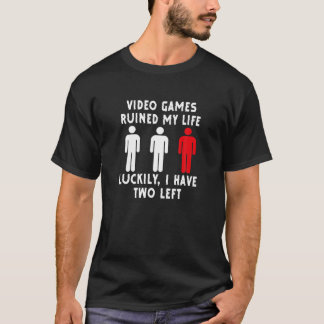 Camiseta Gaming Lover - Video Games Ruined My Life, Gamer G