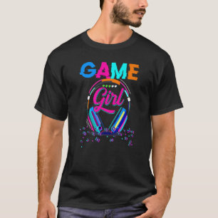 Camiseta Gaming Para Meninas Jogadoras Gama De Vídeo Para J