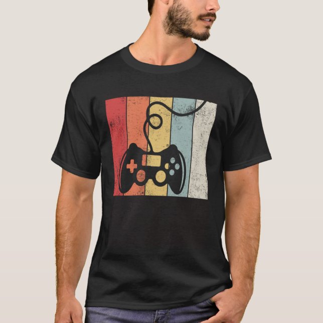 Camiseta Gaming  Tees  Gaming Controller  Cool Graphic (Frente)