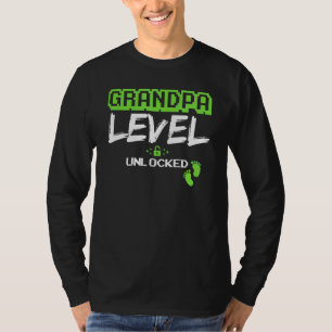 Camiseta Gaming Vovô Nível Desbloqueado Gran Levantado