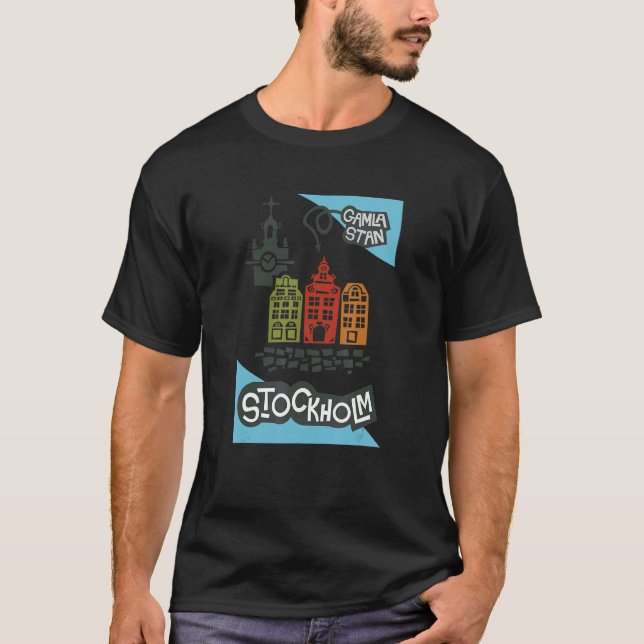 Camiseta Gamla Stan Estocolmo (Frente)