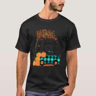 Camiseta Gamma S Little Pumpkins Xadrez Verde outono A