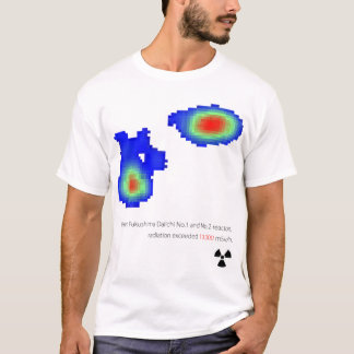 Camiseta Gamma views, between Fukushima Daiichi No.1 and No