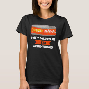 Camiseta Gammelfish Fundido Surstring Fish Tin Dizendo