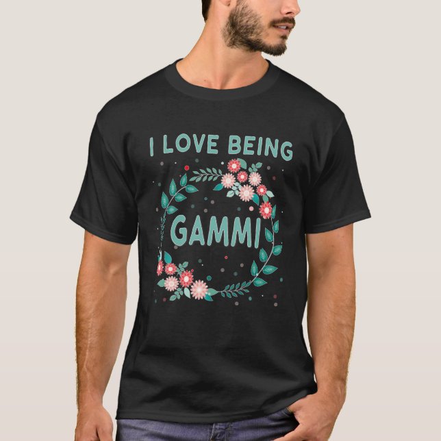 Camiseta GAMMI T Gift Love Ser Dia de as mães Avó T (Frente)