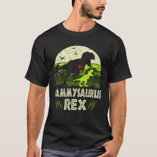 Camiseta Gammiesaurus T Rex Dinosaur Gammie Saurus Família