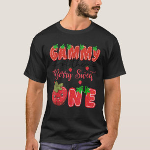 Camiseta Gammy Do Berry Sweet One Strawberry 1Rua Birthd