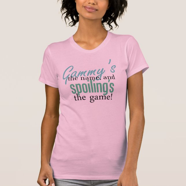 Camiseta Gammy o nome, e deterioração do Gam (Frente)