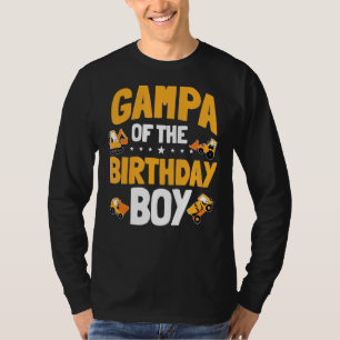 Camiseta Gampa Do Aniversário Da Construção De Meninos