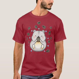 Camiseta Gamster Gelado Comendo Sementes De Girassol Rodado