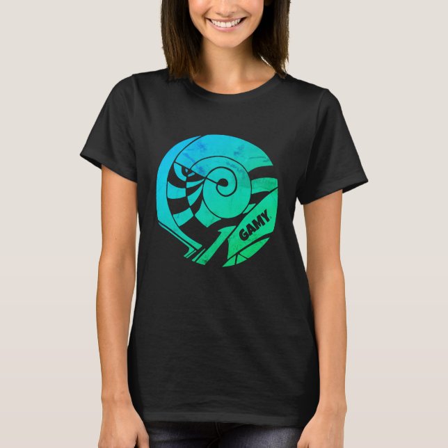Camiseta GAMY® Logo Basic Damen T-Shirt (Frente)