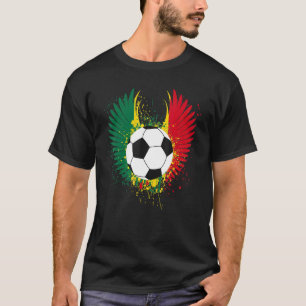Camiseta Gana Bandeira Futebol Wings Futebol ganês