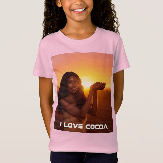 CAMISETA GANA - EU AMO CACAU (Frente)