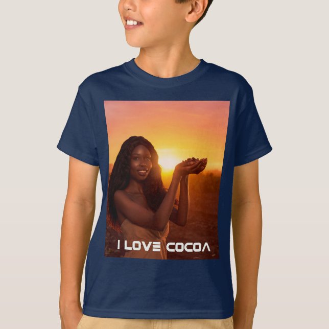 CAMISETA GANA - EU AMO CACAU (Frente)