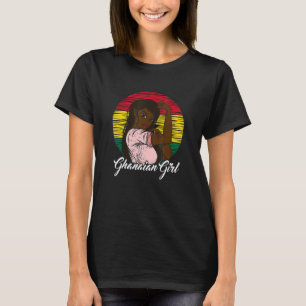 Camiseta Gana Flag Gana Ghanaian Girl