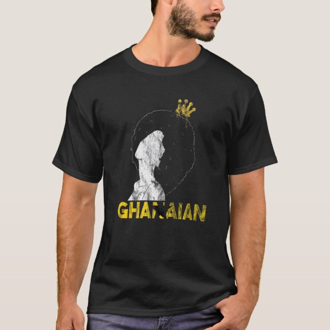 Camiseta Gana Gana África Ocidental Orgulhosa Princesa Rain (Frente)