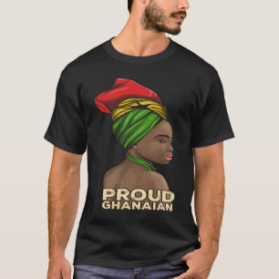 Camiseta Gana Gana Bandeira África Orgulhosa Princesa Rainh