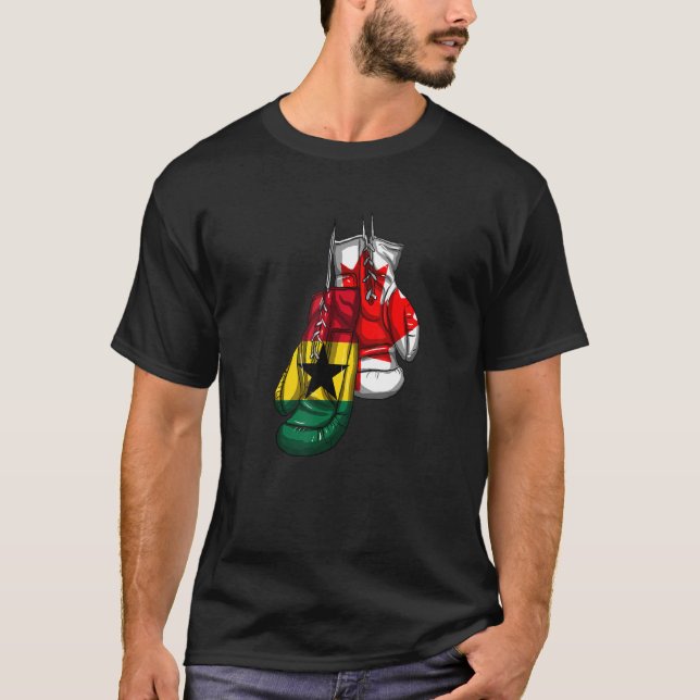 Camiseta Gana Gana Canadá Bandeira Mancha canadense Mistura (Frente)