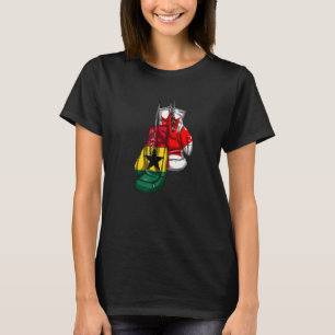 Camiseta Gana Gana Canadá Bandeira Mancha canadense Mistura