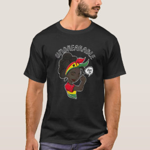 Camiseta Gana Girl Uninterrupable I Ghana Heritage I Gana I