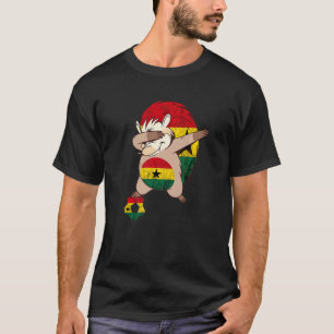 Camiseta Gana Hedgehog Gana Bandeira Orgulho Gana Foot