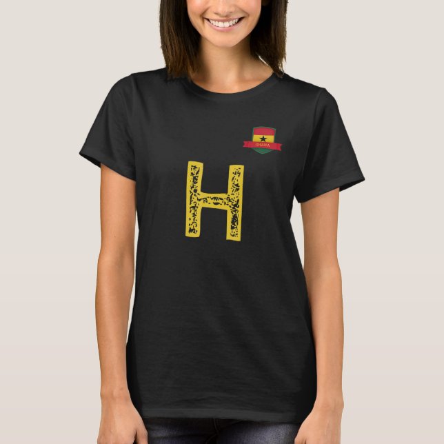 Camiseta Gana Human-Flag Group roupa H Gana (Frente)