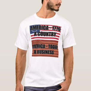 Camiseta Ganância Americana