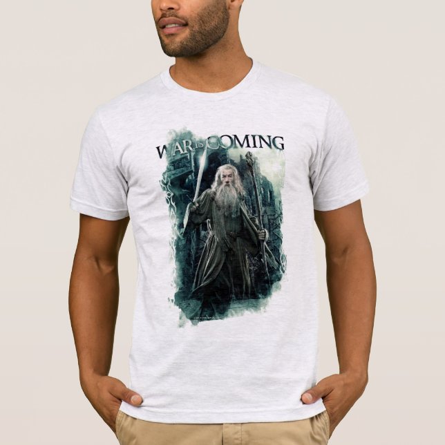 Camiseta Gandalf - A Guerra Está Chegando (Frente)