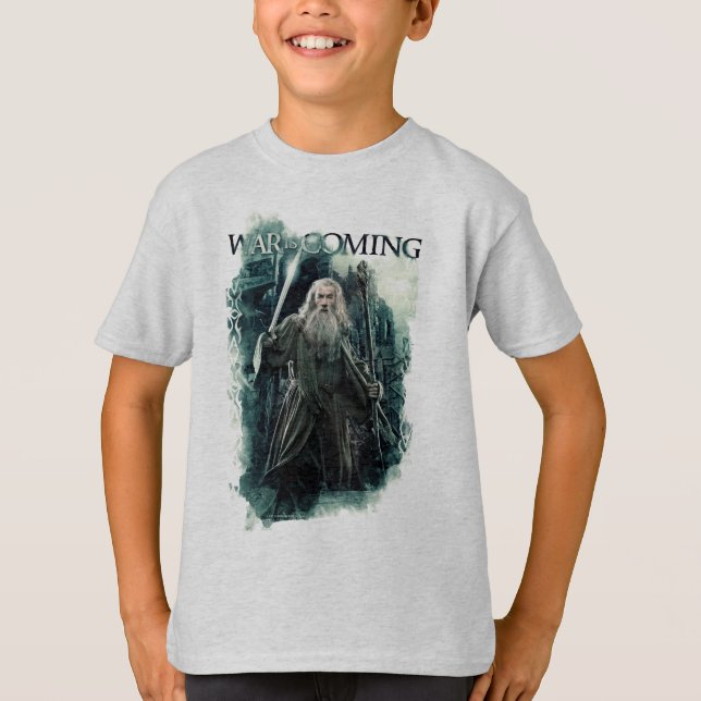 Camiseta Gandalf - a guerra está vindo (Frente)