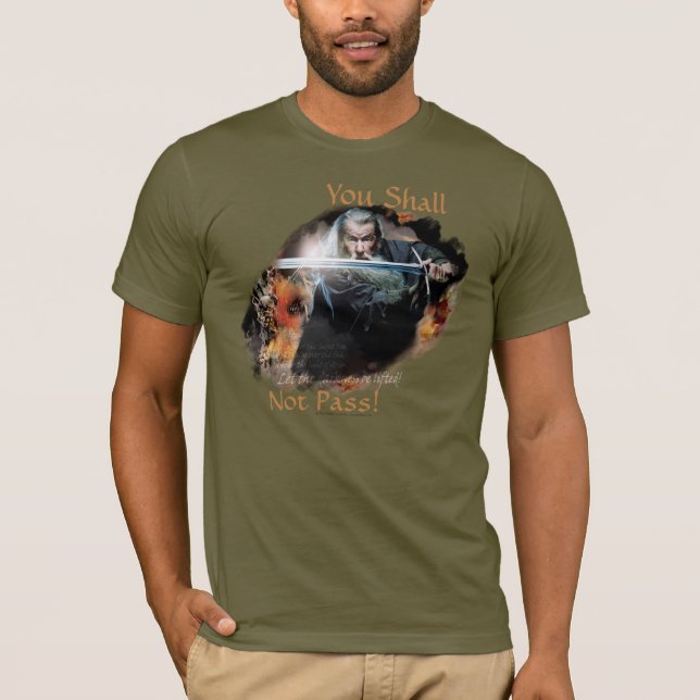 Camiseta Gandalf Você Não Passará (Frente)